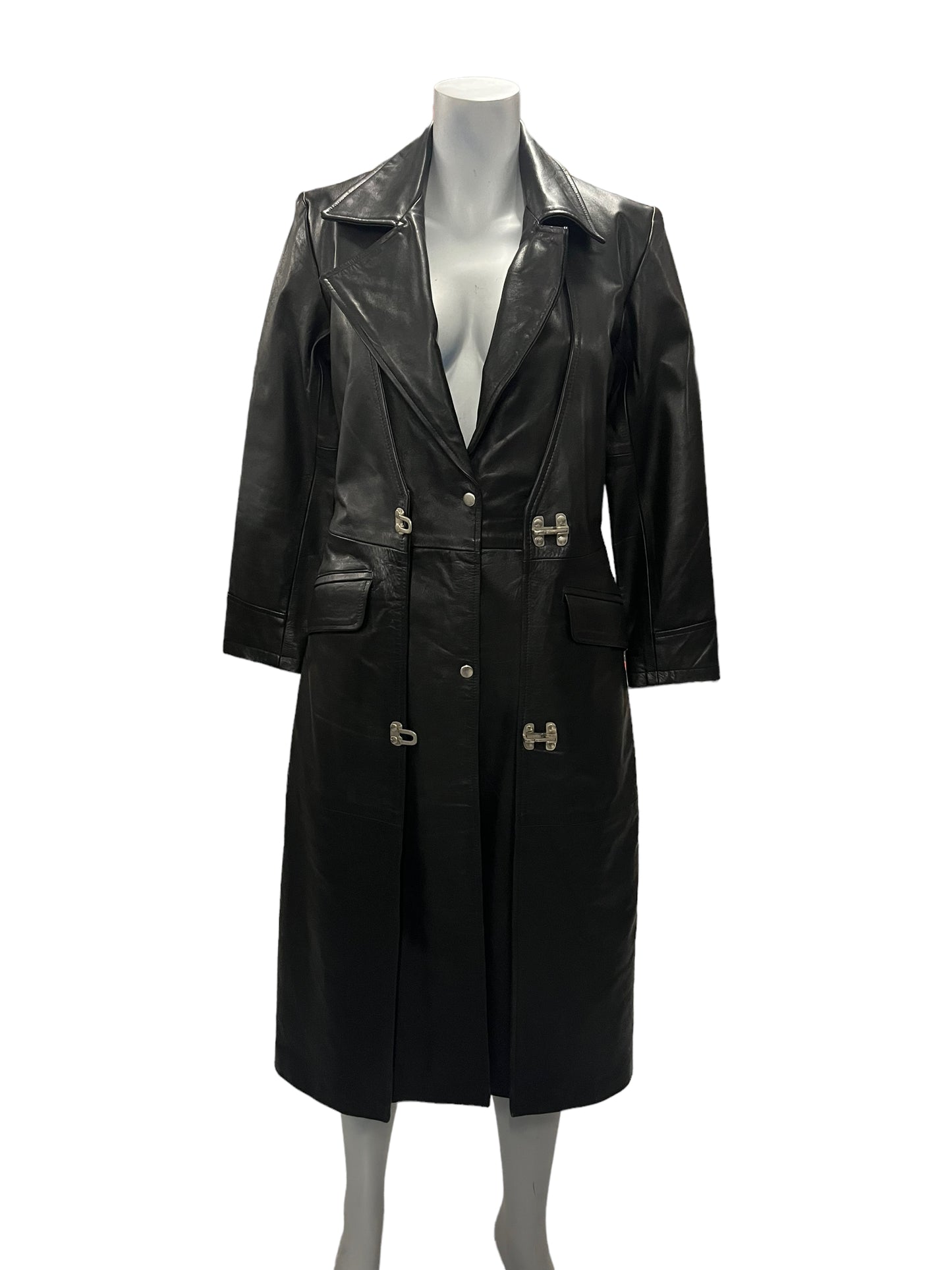 Fashion World - LL112 - Black Long Coat - Size XS