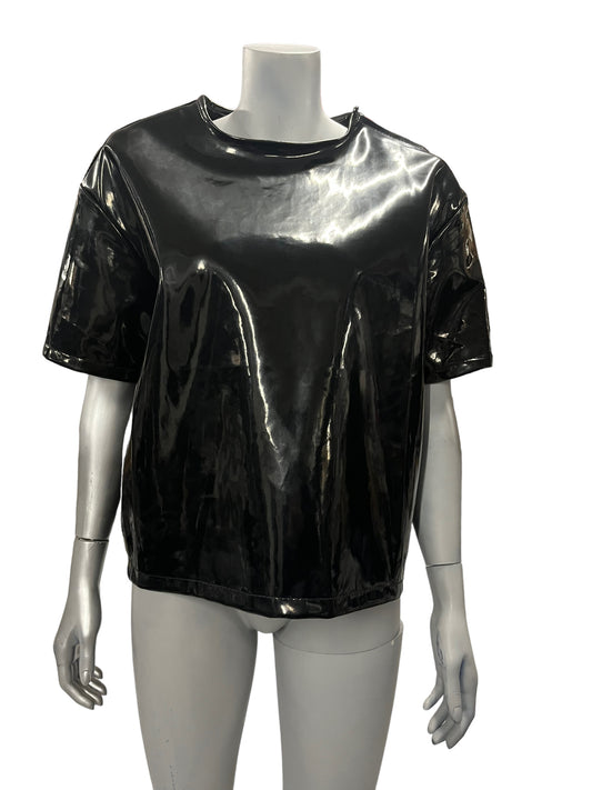 Fashion World - LL114 - Black Shirt With Side Zipper - Size XL