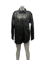 Fashion World - LL140 - Provocative Black Leather Jacket Size XL