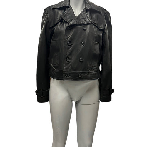 Fashion World - LL155 - Black Leather Jacket