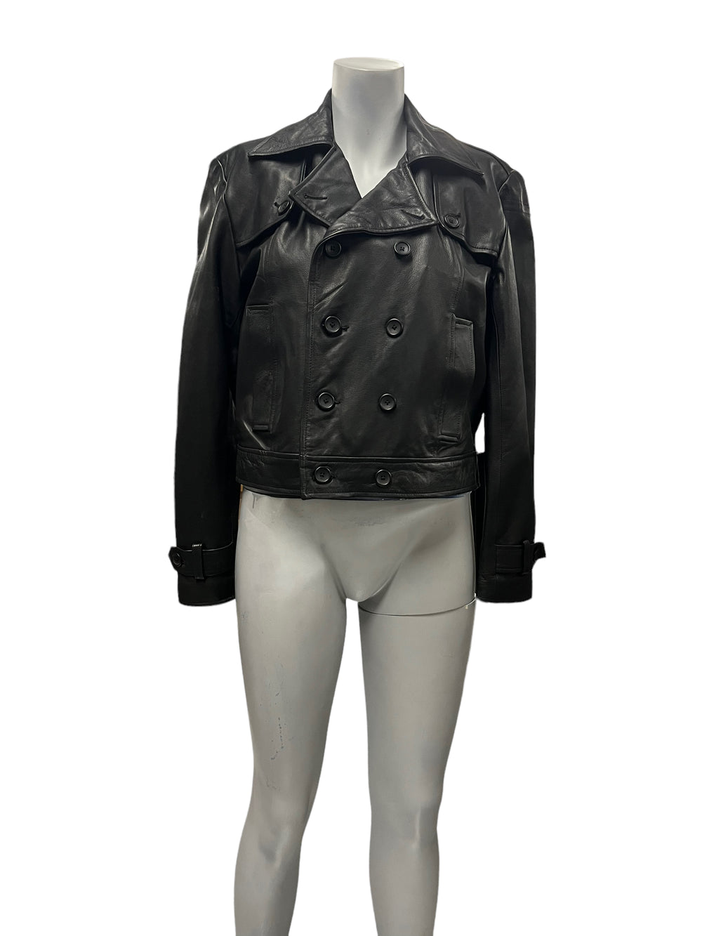 Fashion World - LL155 - Black Leather Jacket