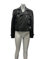 Fashion World - LL155 - Black Leather Jacket