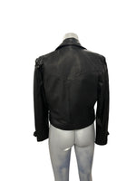 Fashion World - LL155 - Black Leather Jacket