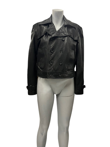 Fashion World - LL155 - Black Leather Jacket