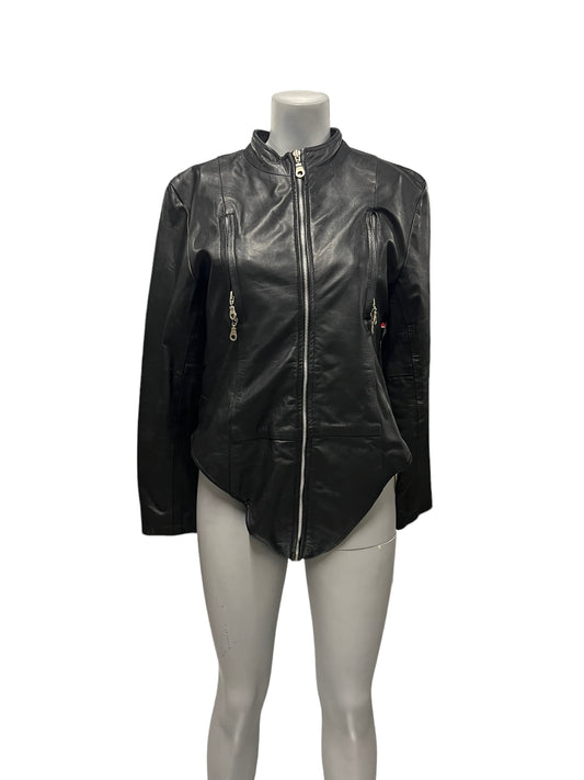 Fashion World - LL158 - Black Jumpsuit With Full Zipper