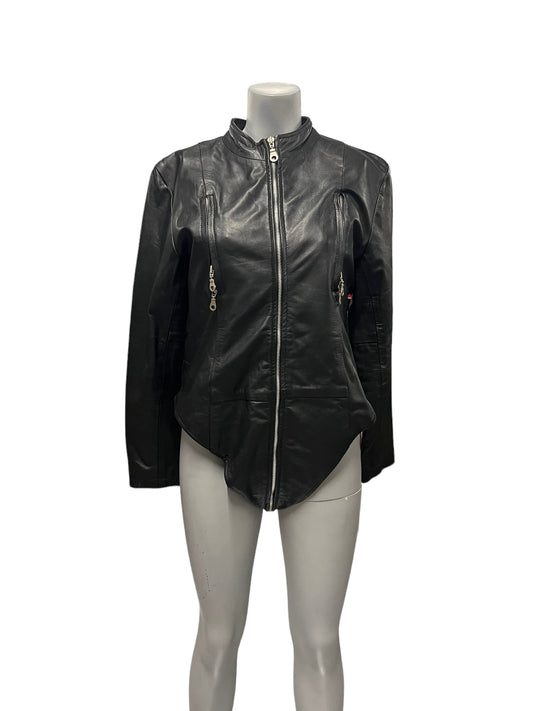 Fashion World - LL157 - Black Jumpsuit With Full Zipper