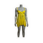 H.Nathalie - LL22 Sexy Lingerie Set - Yellow Lingerie Set - Size L
