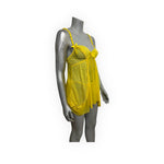 H.Nathalie - LL22 Sexy Lingerie Set - Yellow Lingerie Set - Size L