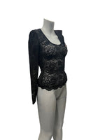 Peter Domenie - LL31 - Black Shirt with Patterns - Size XS