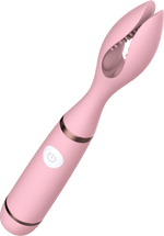 Power Escorts - BR164 - Couple Pleasure - Couple Vibrator - Rechargeable - Silicone - 19 × 2,75 CM - Pink