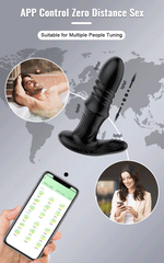 Lovesecret Premium Prostate Massager LS03 – App Controlled - Up & Down - 9 Thrusting / Vibration Modes