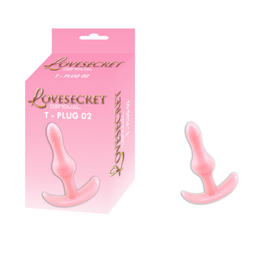 Lovesecret Sensual - LS10 - T-Plug 02 - Anal Plug Pink - 8,5 Cm / 3,5 Inch