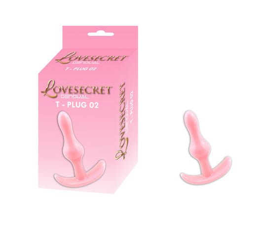 Lovesecret Sensual - LS10 - T-Plug 02 - Anal Plug Pink - 8,5 Cm / 3,5 Inch