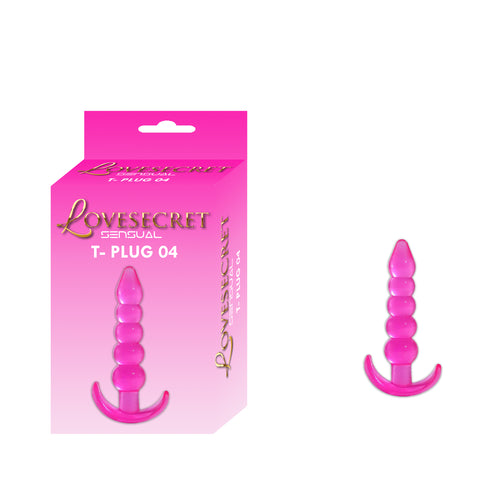 Lovesecret Sensual - LS13 - T-Plug 04 Pink - Anal Plug 12 cm / 4.7 inch