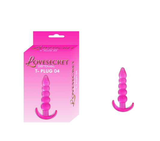 Lovesecret Sensual - LS13 - T-Plug 04 Pink - Anal Plug 12 cm / 4.7 inch