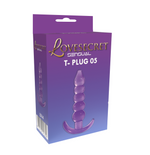 Lovesecret Sensual - LS14 - T-Plug 05 Purple - Anal Plug 12 cm / 4.7 inch