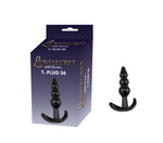 Lovesecret Sensual - LS15 - T-Plug 06 Black - Anal Plug 9.3 cm / 3.9 inch