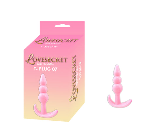 Lovesecret Sensual - LS16 - T-Plug 07 Pink - Anal Plug 9.3 cm / 3.9 inch