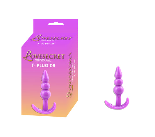 Lovesecret Sensual - LS17 - T-Plug 08 Purple - Anal Plug 9.3 cm / 3.9 inch