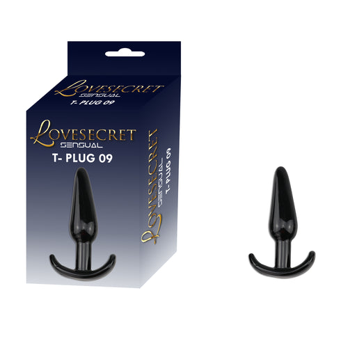 Lovesecret - LS18 - T-Plug 09 - Anal Plug Black - 12,3 CM / 4,8 Inch