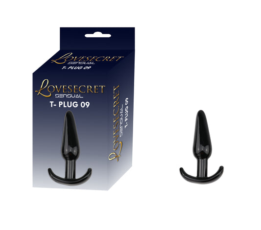 Lovesecret - LS18 - T-Plug 09 - Anal Plug Black - 12,3 CM / 4,8 Inch