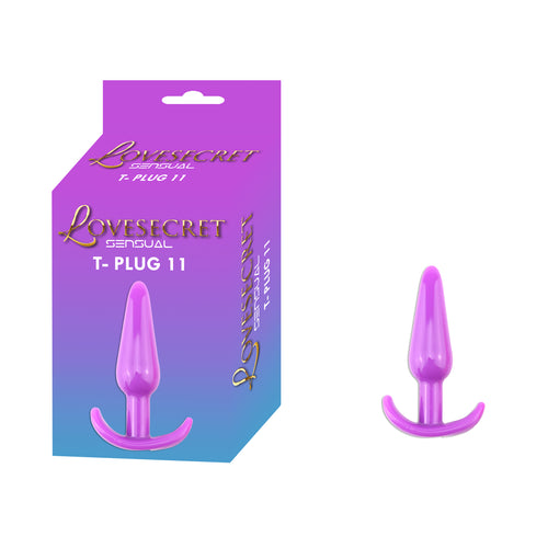 Lovesecret Sensual - LS20 - T-Plug 11 - Anal Plug Purple - 12,3 CM / 4,8 Inch