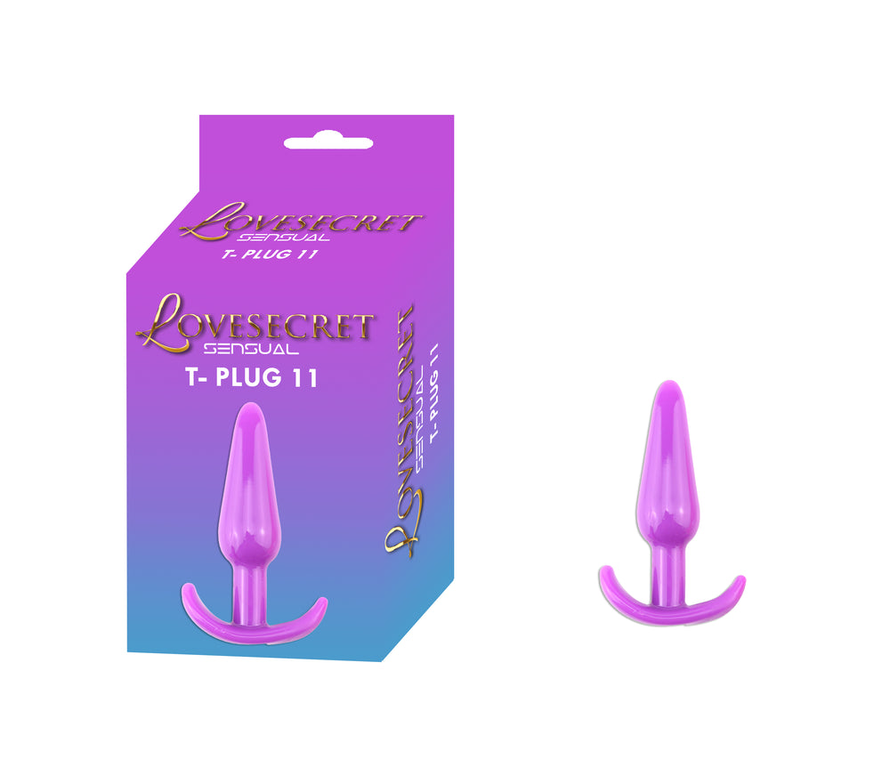 Lovesecret Sensual - LS20 - T-Plug 11 - Anal Plug Purple - 12,3 CM / 4,8 Inch