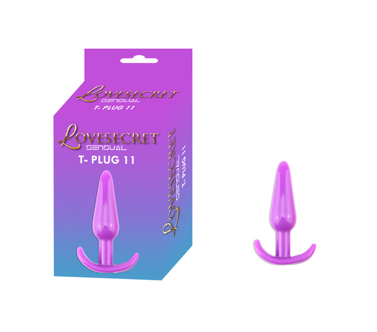 Lovesecret Sensual - LS20 - T-Plug 11 - Anal Plug Purple - 12,3 CM / 4,8 Inch