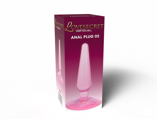 Lovesecret Sensual - LS28 - Anal Plug 02 Pink - Suction Cup - 11 Cm / 4,3 Inch