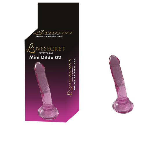 LoveSecret Sensual – LS31 - Mini Dildo 02 Pink - Realistic Dildo Suction Cup 14 Cm / 5.5 Inch