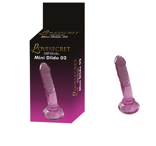 LoveSecret Sensual – LS31 - Mini Dildo 02 Pink - Realistic Dildo Suction Cup 14 Cm / 5.5 Inch