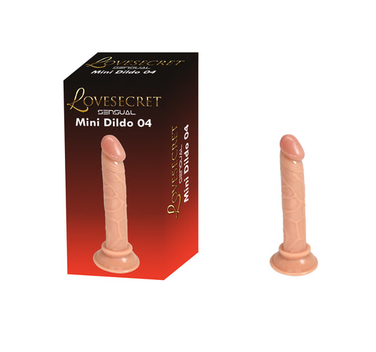 LoveSecret Sensual – LS33 - Mini Dildo 04 Flesh - 14 Cm / 5.5 Inch Realistic Dildo Suction Cup -
