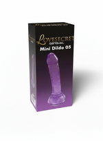 LoveSecret Sensual – LS34 - Mini Dildo 05 Purple - Realistic Dildo Suction Cup 14 Cm / 5.5 Inch