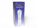 Lovesecret Sensual - LS40 - Cock Sleeve 04 - Clear Penis Sleeve Ribbed - Length 12,5 CM/ 4.9 Inch