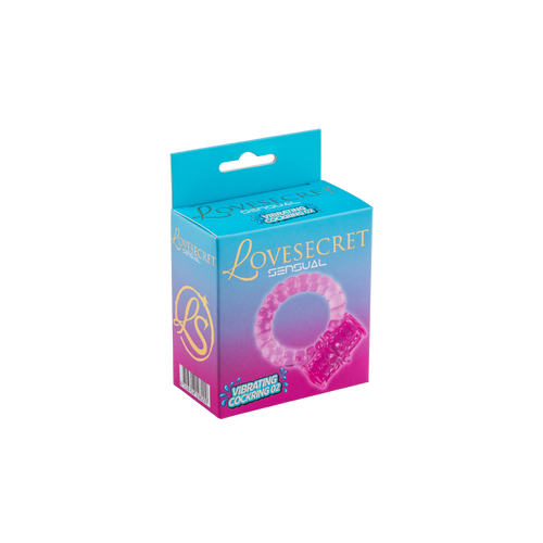 LoveSecret Sensual LS71 – Vibrating Cock Ring 02 – Pink – Battery Powered