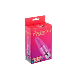 LoveSecret Sensual LS74 – Vibrating Plug – Pink – Compact Anal Massager – Battery Powered