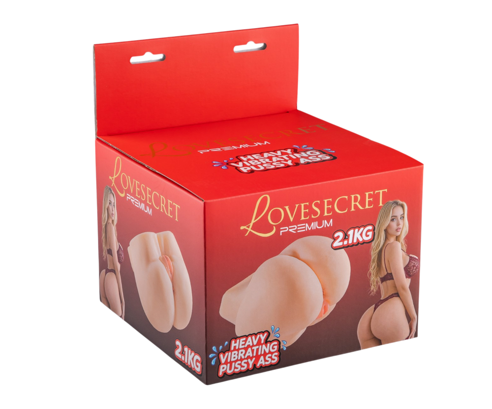 LoveSecret Premium - LS77 - Heavy Vibrating Pussy/Ass – 2.1 kg Realistic Design