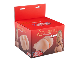 LoveSecret Premium - LS77 - Heavy Vibrating Pussy/Ass – 2.1 kg Realistic Design