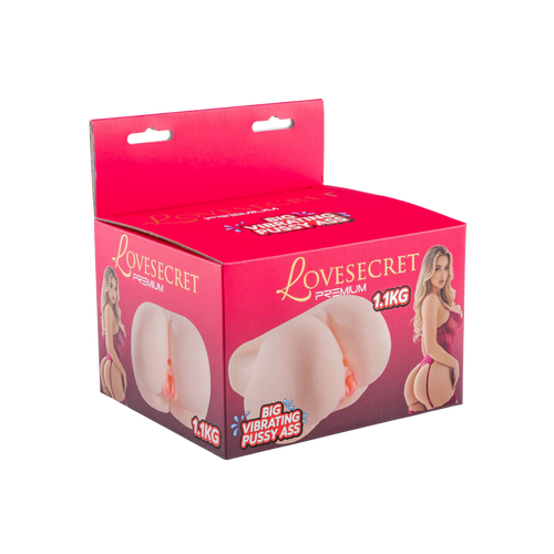 LoveSecret Premium - LS78 - Big Vibrating Pussy/Ass – 1.1 kg Realistic Design