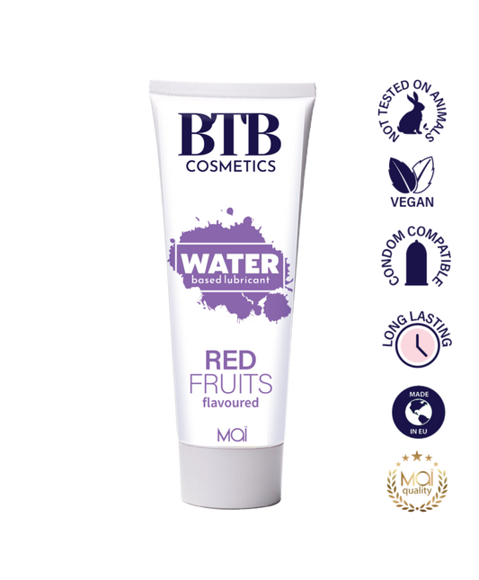 BTB Cosmetics Vegan Red Fruit Water Based Lubricant 100 ML - LT2406
