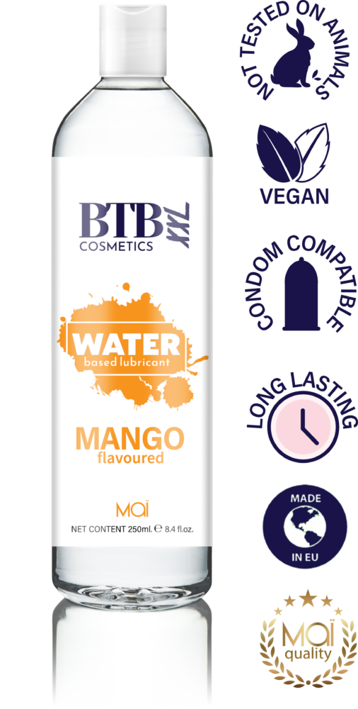 BTB Cosmetics Vegan Mango Water Based Lubricant 250 ML - LT2418