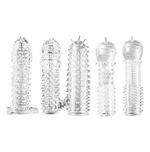 Lovesecret Sensual - LS37 - Cock Sleeve 01 - Clear Penis Sleeve Ribbed - Length 12,5 CM/ 4.9 Inch