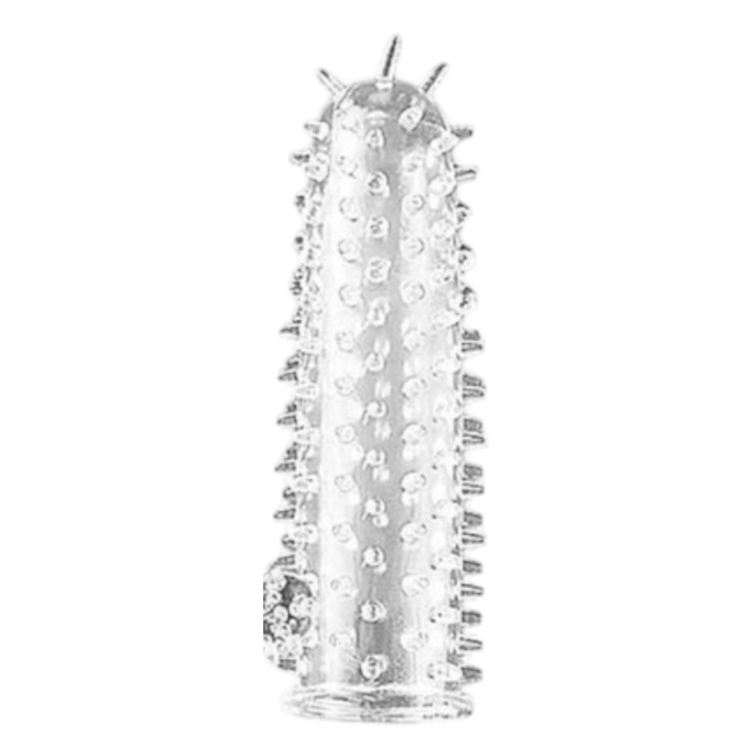 Lovesecret Sensual - LS39 - Cock Sleeve 03 - Clear Penis Sleeve Ribbed - Length 12,5 CM/ 4.9 Inch