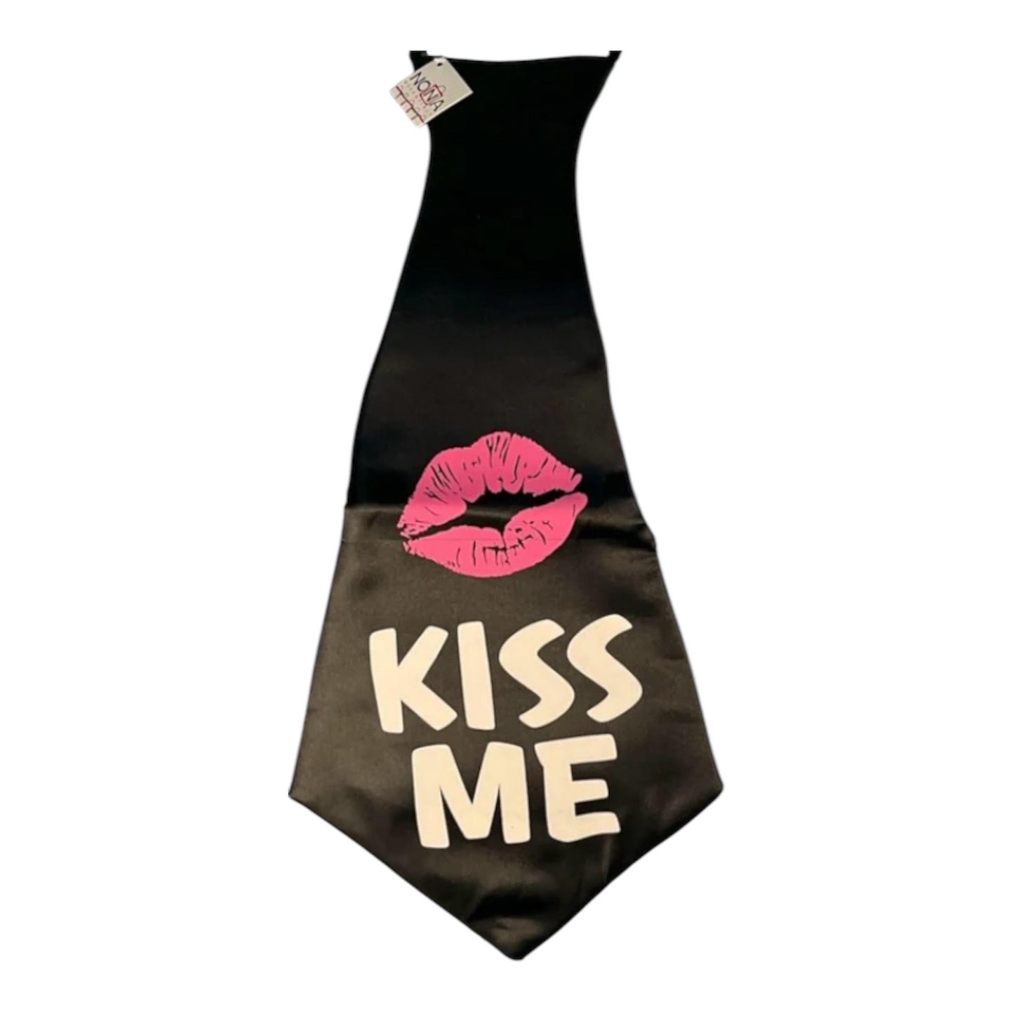 Kinky Pleasure - MP067 - Mega Tie XXL Kiss Me! - Black