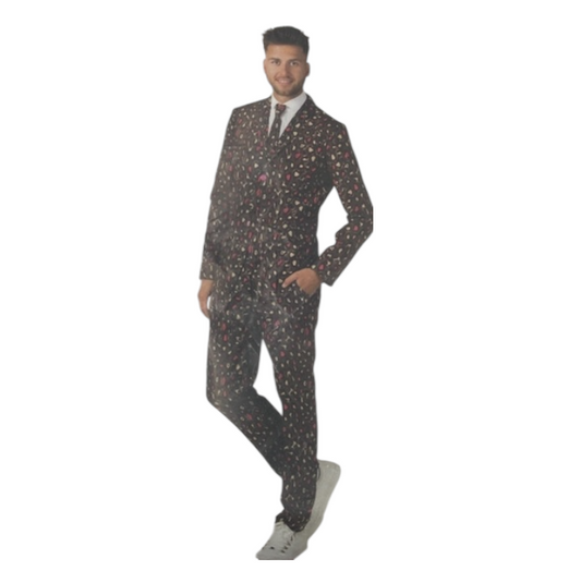 Kinky Fun Costume Set with Blazer, Pants & Tie – Perfect for Kinky Roleplay, Carnival & Theme Parties