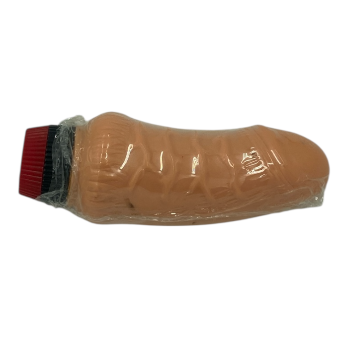 Realistic Mini Vibrator 14.5 cm With Dark Spots – Short But Fat - Compact - Club - Dark Spots On Material