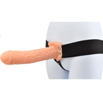Loving Joy - 8 Inch Hollow Strap On Vanilla - 20 Cm - N11680