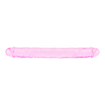 12 Inch Double Dildo Jelly Pink - 30 CM - N11949