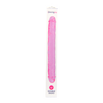 12 Inch Double Dildo Jelly Pink - 30 CM - N11949