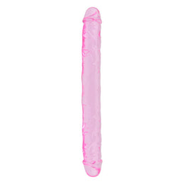 12 Inch Double Dildo Jelly Pink - 30 CM - N11949